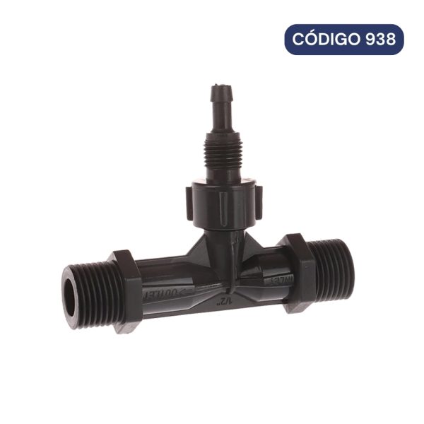 INJECTOR VENTURI / CONEXIÓN: 1" NPT / MATERIAL: PVDF