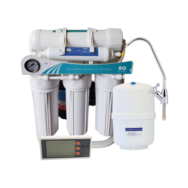 Ósmosis inversa Residencial / 100 GPD / 7 Etapas / Con Monitor de TDS